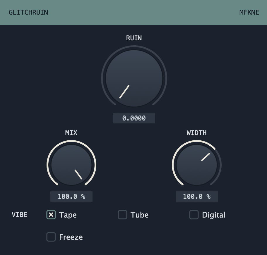 GLITCHRUIN plugin interface