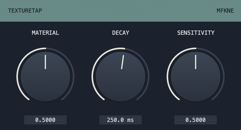 TEXTURETAP plugin interface